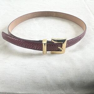 Vintage Snakeskin Women’s Belt S/M